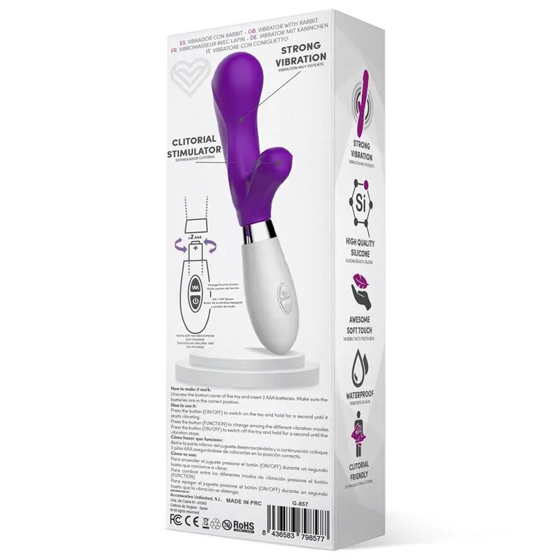 Maverdick Vibrador Silicona Púrpura · LATETOBED · Vibradores — Foto 3