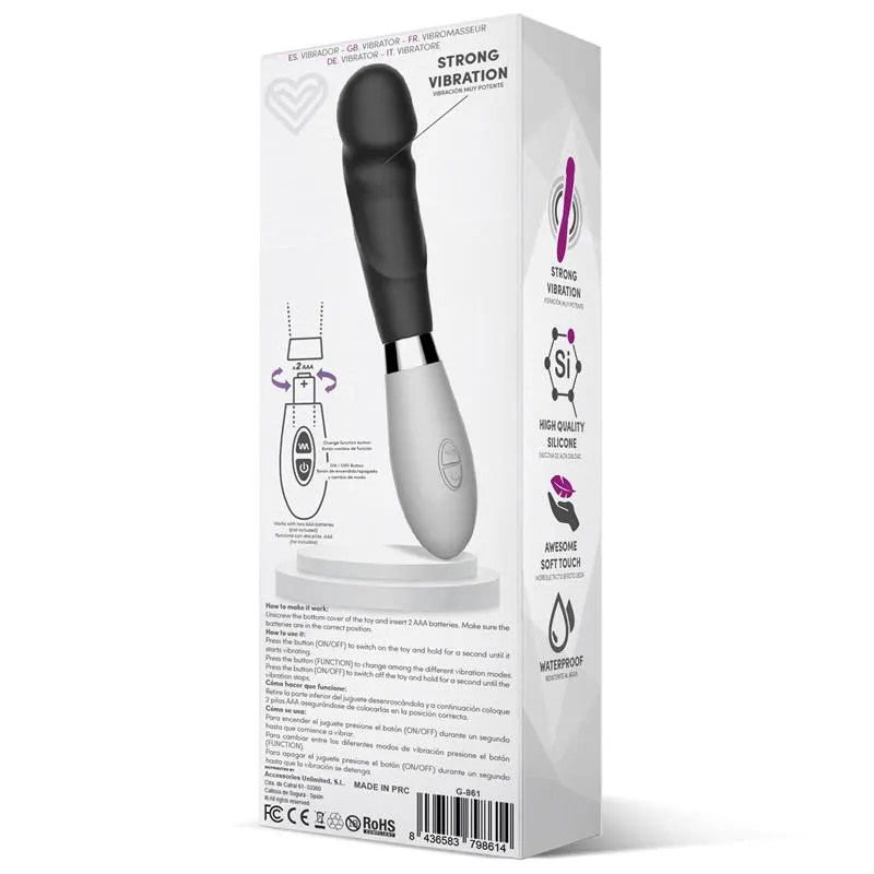 Louver Vibrador Silicona Negro · LATETOBED · Vibradores — Foto 3