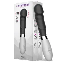 Louver Vibrador Silicona Negro · LATETOBED · Vibradores