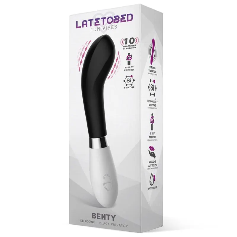 Benty Vibrador Silicona Negro · LATETOBED · Vibradores — photo 2