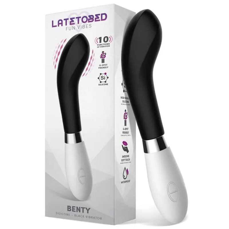 Benty Vibrador Silicona Negro · LATETOBED · Vibradores