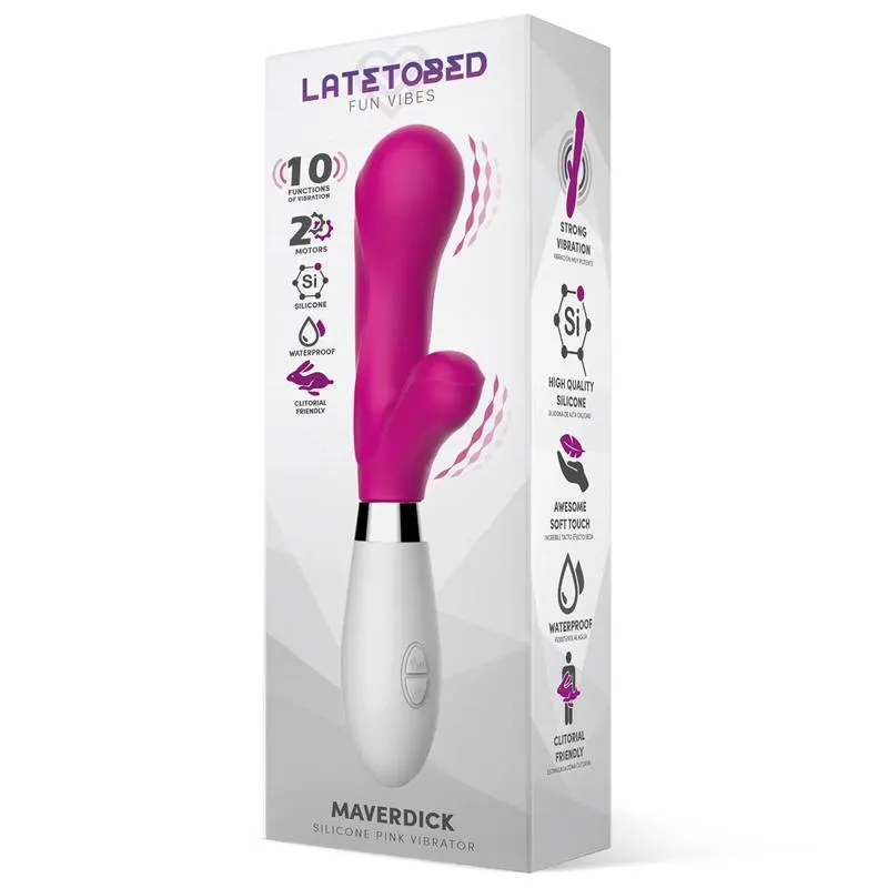 Maverdick Vibrador Silicona Rosa · LATETOBED · Vibradores — photo 2