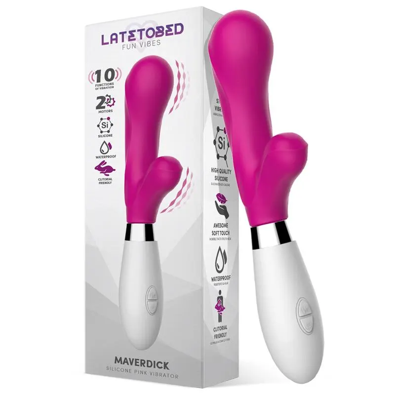 Maverdick Vibrador Silicona Rosa · LATETOBED · Vibradores