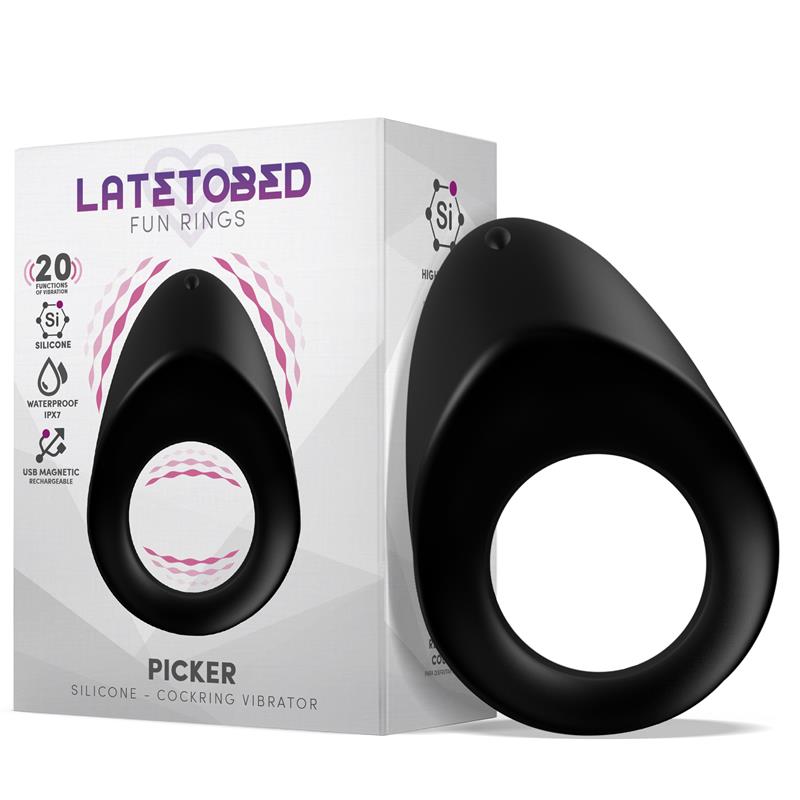 Picker Vibro-Penisring für Paare aus Silikon