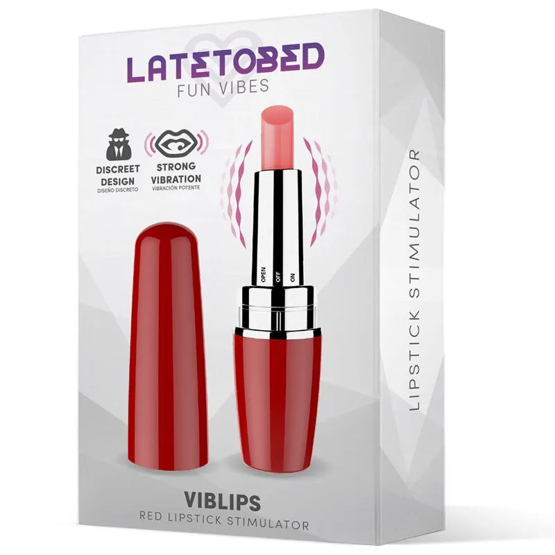 Viblips Estimulator Pintalabios Rojo · LATETOBED · Estimuladores de Clítoris — Foto 2