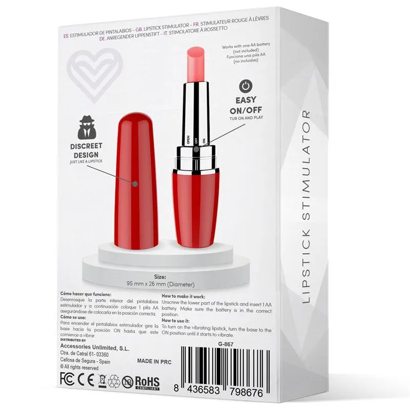 Viblips Estimulator Pintalabios Rojo · LATETOBED · Estimuladores de Clítoris — Foto 3