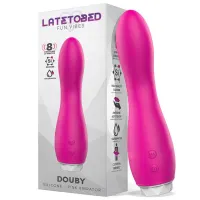 Douby Vibrador Silicona Rosa · LATETOBED · Vibradores