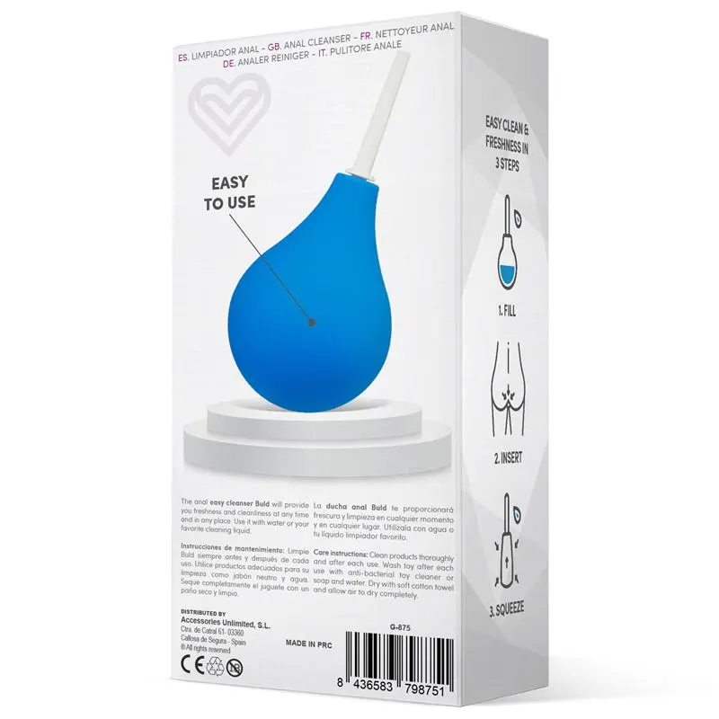 Buld Ducha Anal Azul · LATETOBED · Cuidado Íntimo y Masaje — photo 3