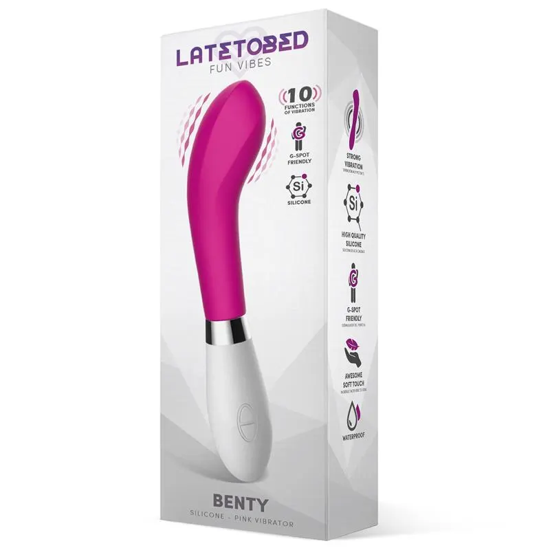 Benty Vibrador Silicona Rosa · LATETOBED · Vibradores — Foto 2