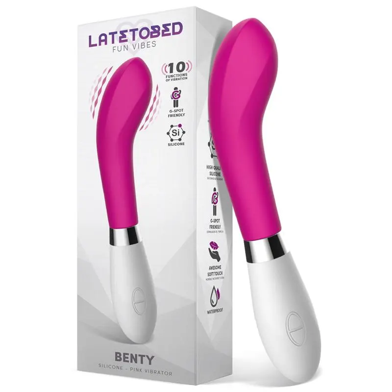 Benty Vibrador Silicona Rosa · LATETOBED · Vibradores