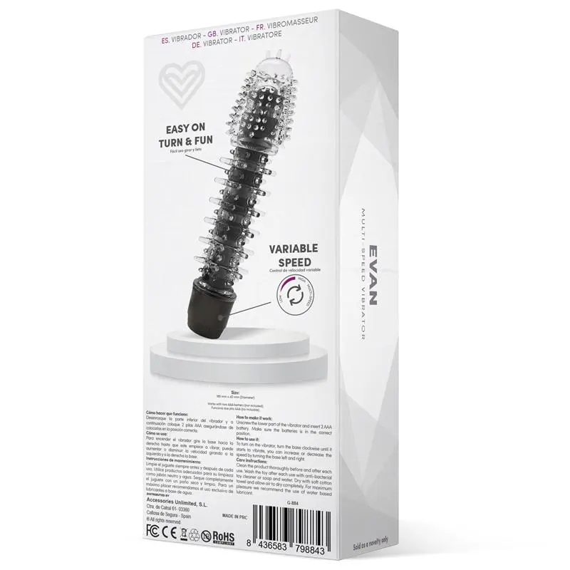 Evan Vibrador Multi Velocidad Negro · LATETOBED · Vibradores — Foto 3
