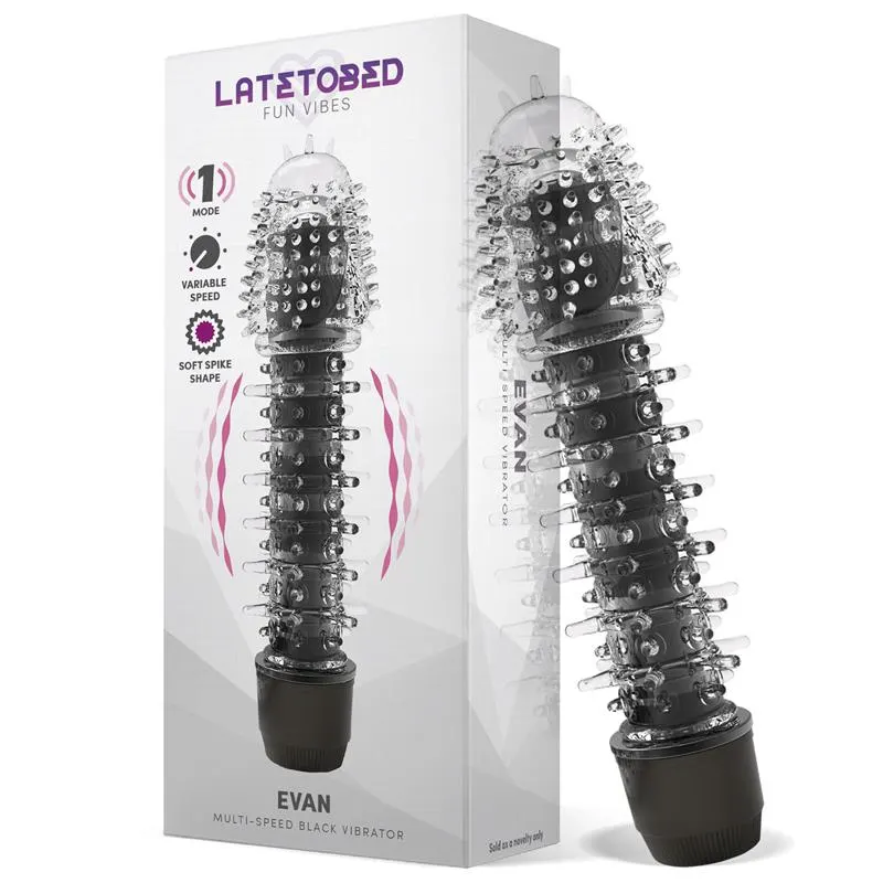 Evan Vibrador Multi Velocidad Negro · LATETOBED · Vibradores