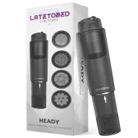 Heady Estimulador con 4 Cabezales Negro · LATETOBED · Estimuladores de Clítoris