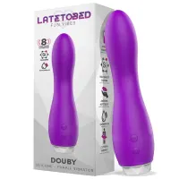 Douby Vibrador Silicona Púrpura · LATETOBED · Vibradores
