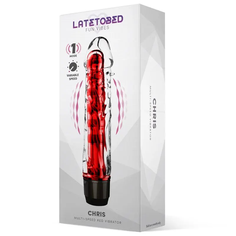 Chris Vibrador Multi Velocidad Rojo · LATETOBED · Vibradores — photo 2