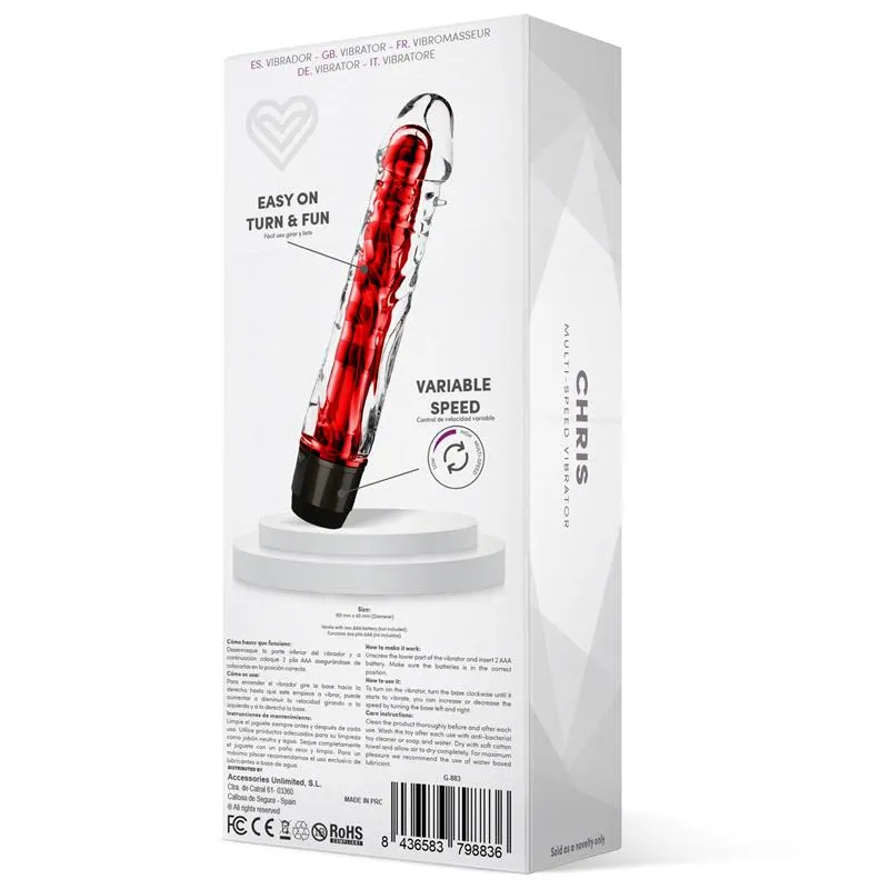 Chris Vibrador Multi Velocidad Rojo · LATETOBED · Vibradores — photo 3