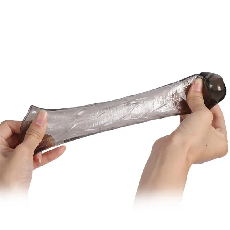 Pack 3 Fundas para el Pene Alex Color Negro · SHEQU · Fundas y Extensiones para el Pene — Foto 3