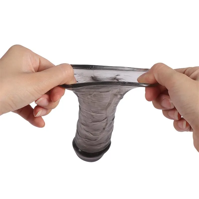 Pack 3 Fundas para el Pene Alex Color Negro · SHEQU · Fundas y Extensiones para el Pene — Foto 4