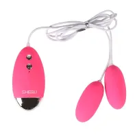 Huevo Vibrador Doble Silicona Yuesi · SHEQU · Huevos y Balas Vibradoras