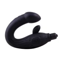 Masajeador Prostático Silicona 29 cm Negro · CHISA · Anal