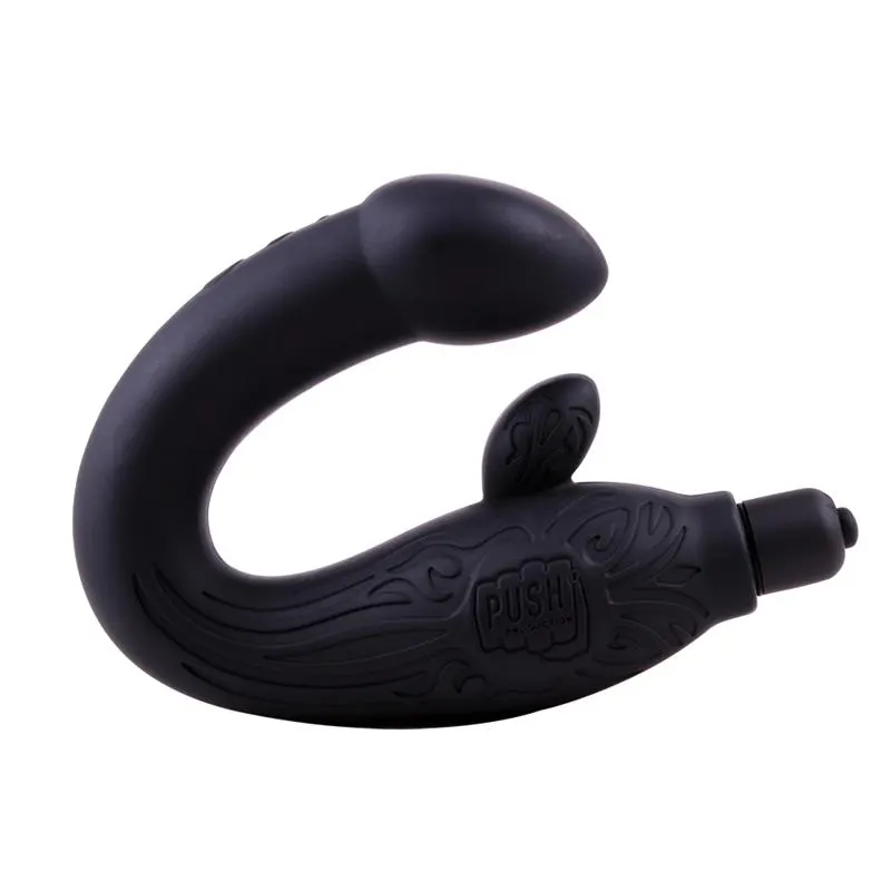 Masajeador Prostático Silicona 29 cm Negro · CHISA · Anal