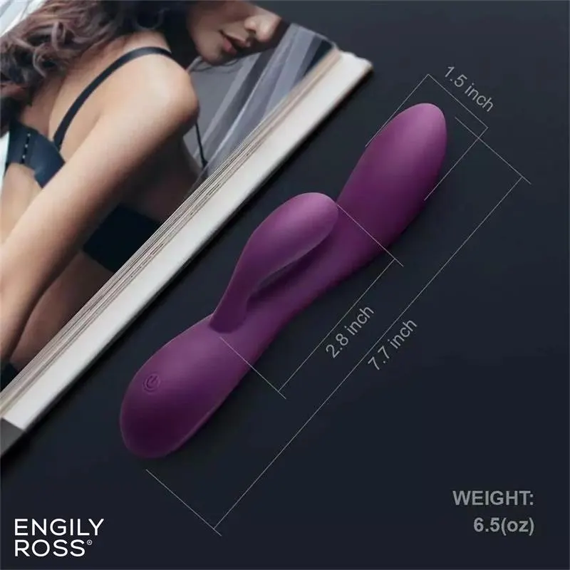 Bacall 3.0 Vibrador Silicona Liquida Inyectada Doble Motor USB Púrpura · ENGILY ROSS · Vibradores — Foto 6