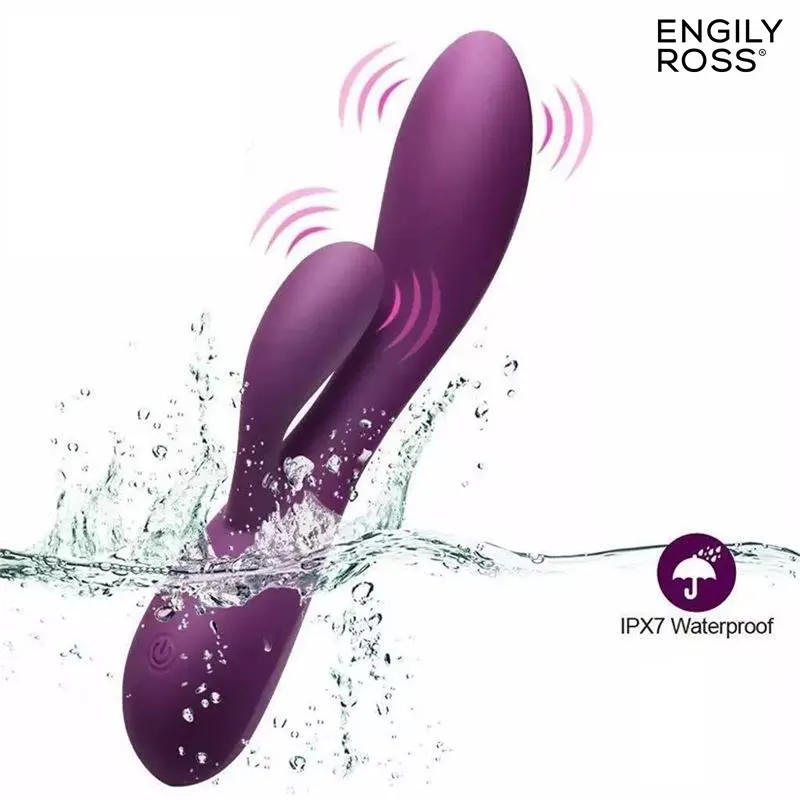 Bacall 3.0 Vibrador Silicona Liquida Inyectada Doble Motor USB Púrpura · ENGILY ROSS · Vibradores — Foto 9