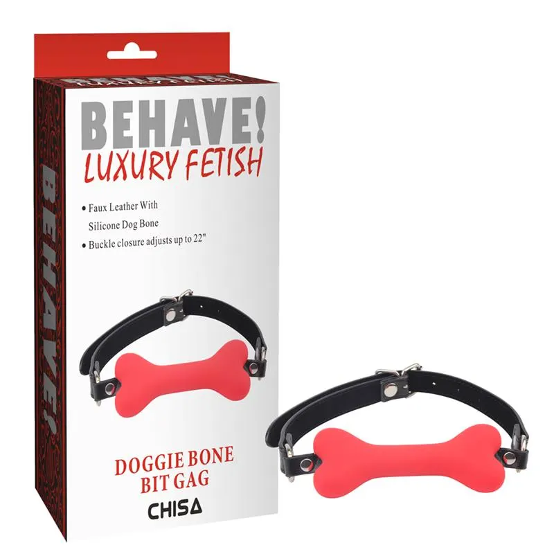 Mordaza Hueso Doggle Bone Bit Rojo · CHISA · Máscaras, Antifaces y Mordazas