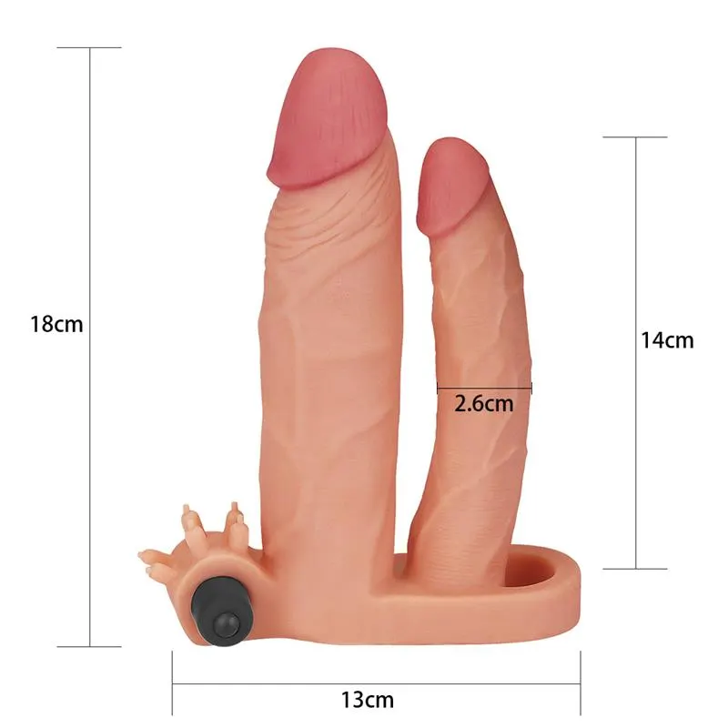 Funda para el Pene Doble con Vibración +1 · LOVETOY · Dildos — Foto 4