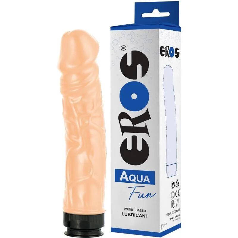 Dildo Fun con Lubricante Aqua 300 ml · EROS · Dildos