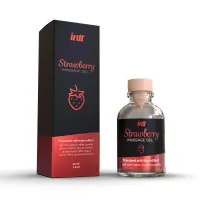 Gel de Masaje Efecto Calor Fresa 30 ml · INTT · Cuidado Íntimo y Masaje