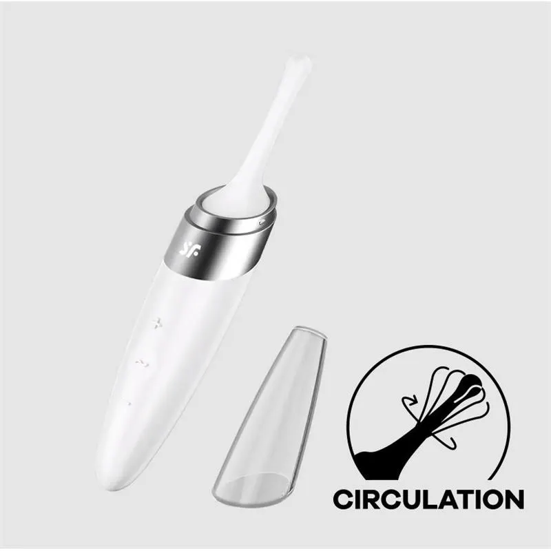 Twirling Delight Estimulador Giratorio Blanco · SATISFYER · Estimuladores de Clítoris