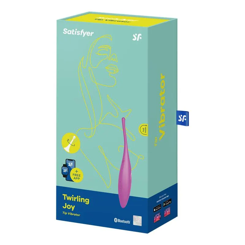 Twirling Joy Estimulador Giratorio con APP Fuchsia · SATISFYER · Estimuladores de Clítoris — Foto 6