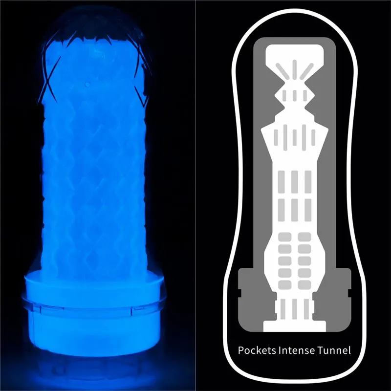 Masturbador Masculino Lumino Luz Azul · LOVETOY · Masturbadores Él — Foto 12