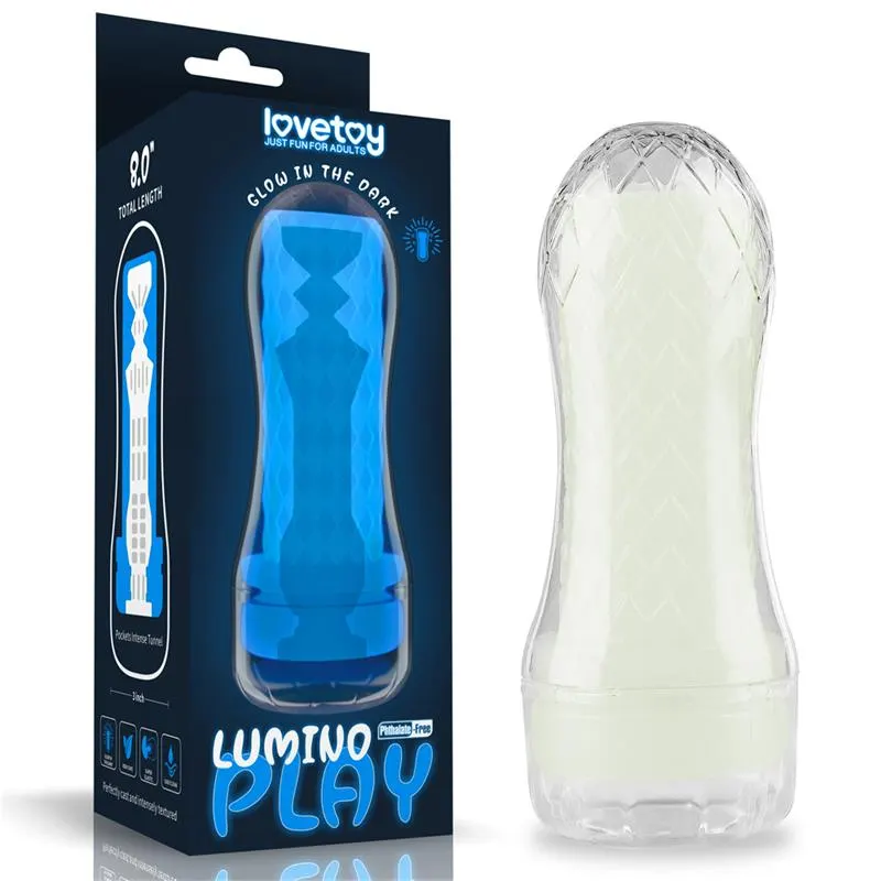 Masturbador Masculino Lumino Luz Azul · LOVETOY · Masturbadores Él — Foto 13