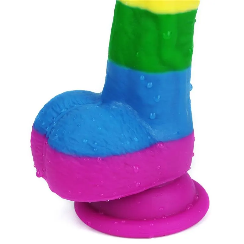 Dildo Prider 8 Silicona Líquida LGBT · LOVETOY · Dildos — photo 4