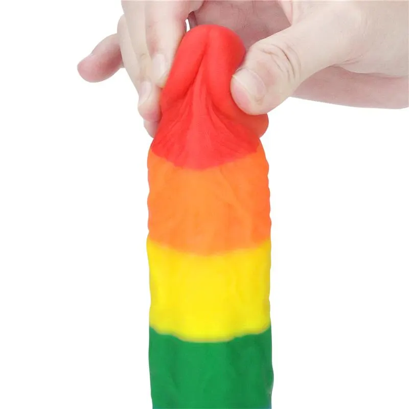 Dildo Prider 8 Silicona Líquida LGBT · LOVETOY · Dildos — photo 5