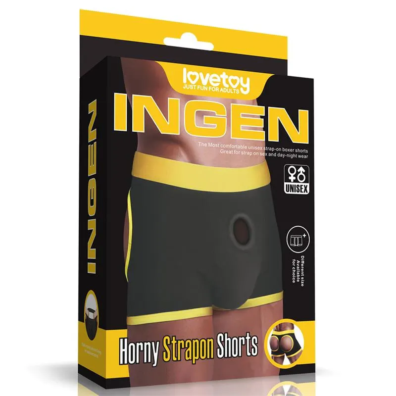Calzoncillo/Boxer Shorts Horny Strapon Talla XL/XXL Unisex · LOVETOY · Tangas y Braguitas