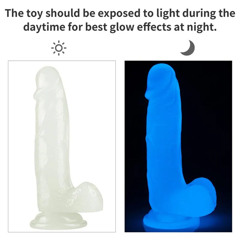 Dildo Lumino 7.5 Luz Azul · LOVETOY · Dildos — Foto 14