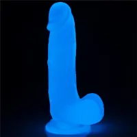 Dildo Lumino 7.5 Luz Azul · LOVETOY · Dildos