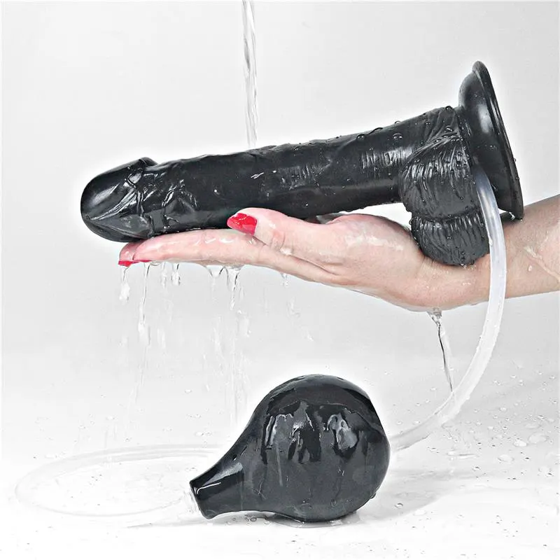 Dildo Squirting 9 Negro · LOVETOY · Dildos — Foto 6