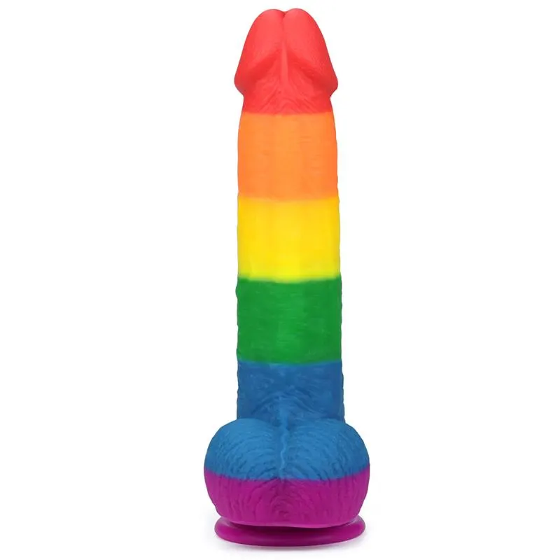Dildo Prider 9 Silicona Líquida LGBT · LOVETOY · Dildos — Foto 2
