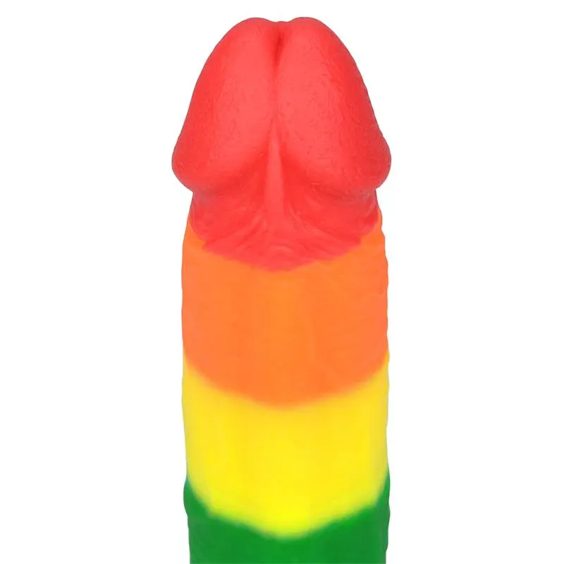 Dildo Prider 9 Silicona Líquida LGBT · LOVETOY · Dildos — Foto 6