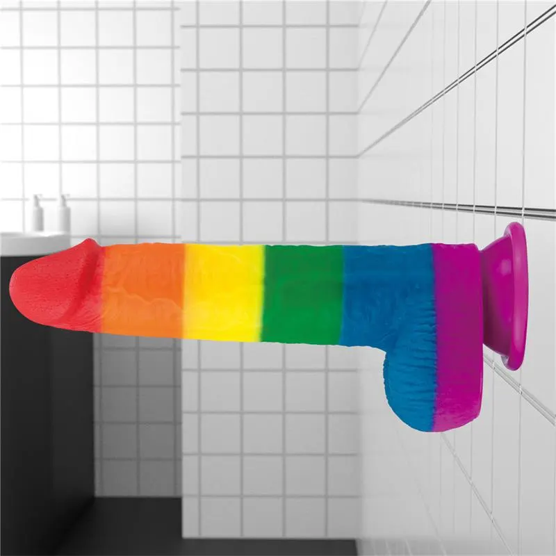 Dildo Prider 9 Silicona Líquida LGBT · LOVETOY · Dildos — Foto 9