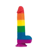 Dildo Prider 9 Silicona Líquida LGBT · LOVETOY · Dildos