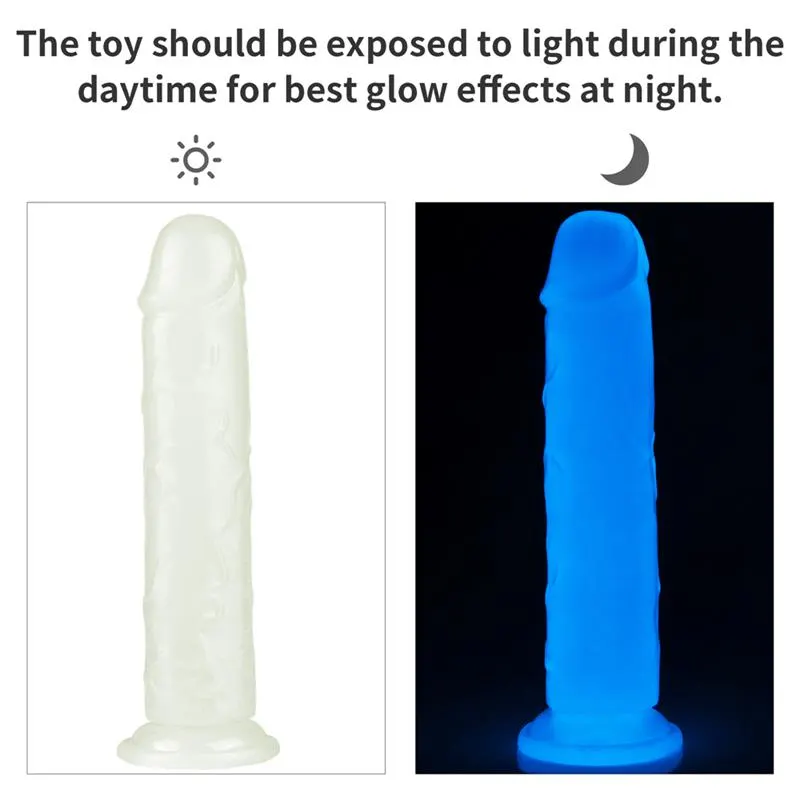 Dildo Lumino 8 Luz Azul · LOVETOY · Dildos — Foto 10