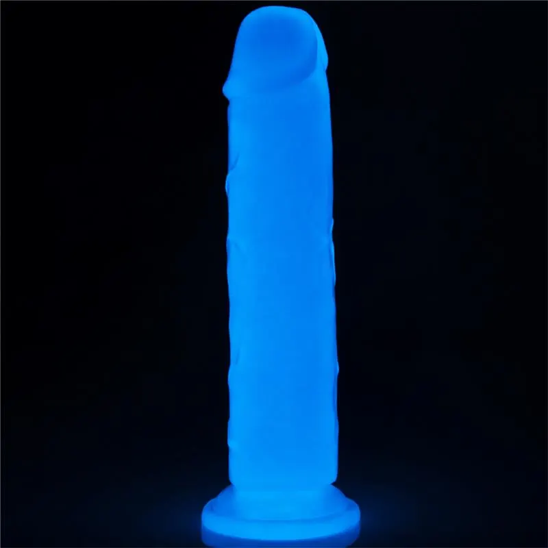 Dildo Lumino 8 Luz Azul · LOVETOY · Dildos