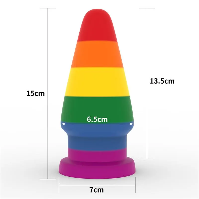 Plug Anal Prider 6 LGBT · LOVETOY · Anal — Foto 8