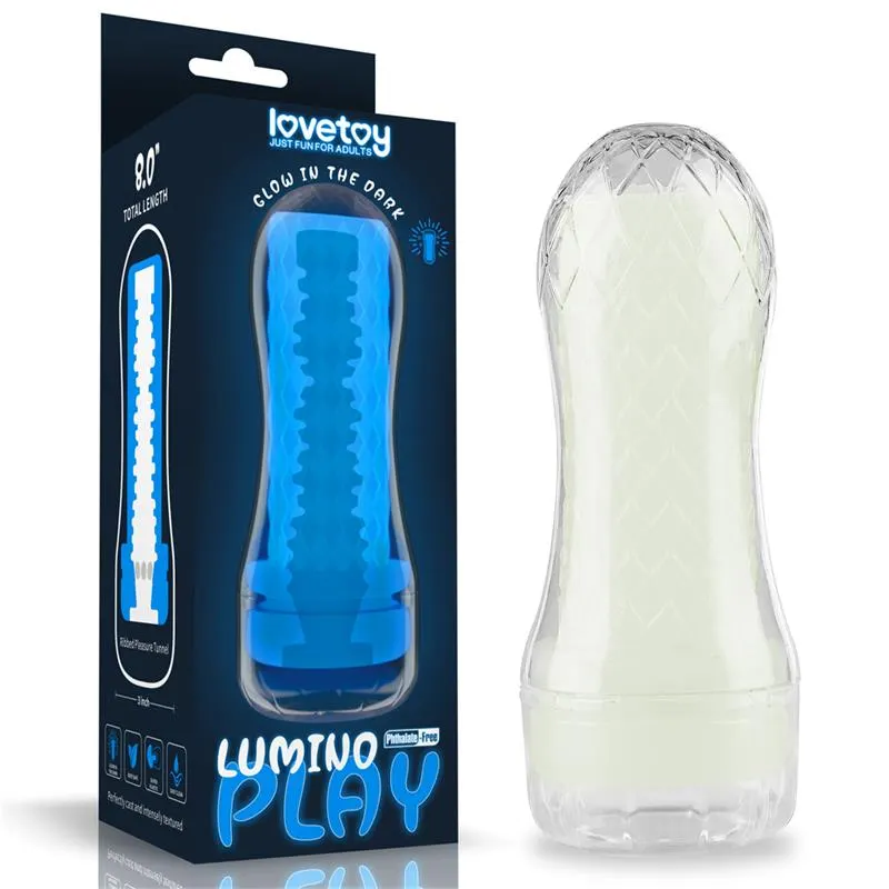 Masturbador Masculino Lumino Luz Azul · LOVETOY · Masturbadores Él — Foto 12