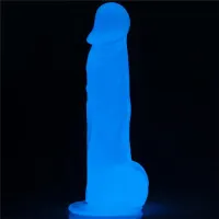 Dildo 8.5 Lumino Luz Azul · LOVETOY · Dildos